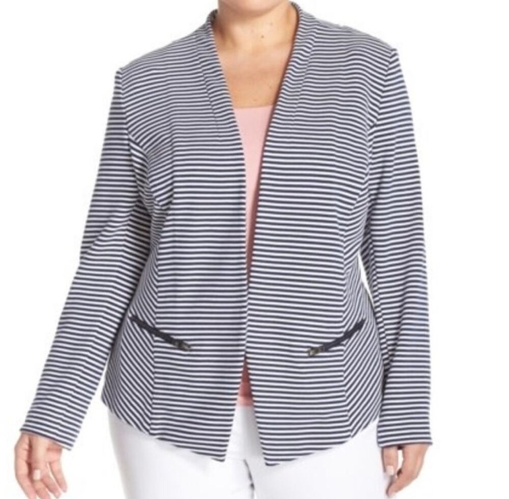 Sejour Jetsetter Ottoman Knit Jacket, 14W